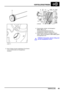 Page 68VERTEILERGETRIEBE
ÜBERHOLUNG45
3.Neue O-Ringe mit einem empfohlenen Öl schmieren
und an Zwischenwelle und Hauptgehäuse
montieren.
4.Zwischenräder anheben, bis Montagedorn
LRT-41- 004von der
Vorderachsabtriebsgehäuseseite des
Hauptgehäuses eingesetzt werden kann.
5.Zwischenwelle montieren und Welle in Position
treiben, während MontagedornLRT-41-004zugleich
herausgetrieben wird.
VORSICHT: Sicherstellen, daß der O-Ring nicht
aus dem Hauptgehäuse rutscht. 