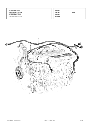 Page 432   IMPRESSO NO BRASIL           HS2.5T / HS2.5Tcc   05/02SISTEMA ELÉTRICO
ELECTRICAL SYSTEM
SISTEMA ELECTRICO
SYSTEME ELECTRIQUEGRUPO
GROUP78/13
GRUPO
GROUPE 