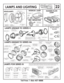 Page 23LAMPS AND LIGHTING
HEADLAMPSNUMBER PLATE
LAMP
SEALED BEAM
RTC3683
0051 BOWL KIT
69051
SERIES II, IIA, III
601721 LENS
XFC100550 COMPLETE LAMP
PLASTIC HOUSING TYPE.
LAMPS UNIQUE TO SERIES II
LAMPS UNIQUE TO SERIES IIA
LAMPS FOR SERIES III
BEZEL 500514
THESE LAMPS ARE NOT VERY
DURABLE AND HARD TO FIND
USED SOMETIMES AVAILABLEBEZEL 500412
RED LENS 500411
WHITE LENS
PLASTIC 500513
PARKING LAMP
COMPLETE AAU1130
CLEAR GLASS
LENS 271931
AMBER GLASS
LENS 271931A
CHROME RIM
261640
CHROME RIM
261640GLASS BEEHIVE...
