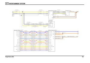 Page 153ENTERTAINMENT SYSTEM 
Range Rover (LHD)15557
O,0.75Y,0.75WY,0.75RY,MCGDWS,MCGDR,0.35WU,0.35
O,0.75Y,0.75WY,0.75RY,MCGDWS,MCGDR,0.35WU,0.35
PR,MCGCY,MCGCUG,0.35YR,MCGBWG,MCGBU,MCGAWR,MCGAWS,0.35SCR,MCCBY,MCCBB,MCCBSCN,MCCBY,MCCBB,MCCB
SCN,MCCD
SCN,MCCE
PR,MCGCY,MCGCUG,0.35YR,MCGBWG,MCGBU,MCGAWR,MCGAWS,0.35
B,MCCDY,MCCD
Y,MCCEB,MCCE
SCN,MCCC
NB,1.5
N,1.0YB,MCCCB,MCCCN,1.0U,0.5
RY,1.5
RY,0.75NB,0.75NB,0.75RY,0.75
NB,1.5N,0.5
Base plate-Telephone (D337)
Module-Telephone (D261)
C1646-8 C1644-8C1646-14...