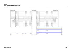 Page 154ENTERTAINMENT SYSTEM 
Range Rover (LHD)15657
XU0900400,0.5SCR,MADXU0900400,0.5XUD900400XUD900400XUD900400XUD900400XUD900400XUD900400XUD900400XUD900400XUD900400XUD900400XUD900400XUD900400XUD900400U,MADSCN,MABU,MABN,0.5
XUD900410XUD900410XU0900410,0.5XUD900410XUD900410XUD900410XUD900410XUD900410XUD900410XU0900410,0.5XUD900410XUD900410XUD900410XUD900410XUD900410
PW,1.0
PW,0.5
entertainment-LH (D351) Screen-Rear seat
entertainment (D313)
Module-Rear seat
G
Sheet1
entertainment-RH (D352) Screen-Rear seat
WW...