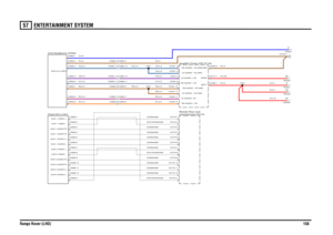 Page 156ENTERTAINMENT SYSTEM 
Range Rover (LHD)15857
XUD900380SCR,XUD900380XUD900380XUD900380XUD900380XUD900380SCR,XUD900380XUD900380XUD900380XUD900380XUD900380
N,2.5
R,2.5R,2.5
U,0.5
N,0.5
R,0.75
R,0.5D
RG,0.5RG,0.5UG,0.5UG,0.5RY,0.5RU,0.5UY,0.5UR,0.5
SCR,XUD900380XUD900380
RY,0.5RU,0.5RG,0.5UY,0.5UR,0.5
RG,0.5
N,0.5UG,0.5
UG,0.5
R,2.5
Panel-AVI (J197)
entertainment (D313) Module-Rear seat
Unit-Headphone (D329)AUD 2C,4 ONLY
C0982-8 C0389-8C0982-7 C0389-7C0982-9 C0389-9C0982-11 C0389-11C0982-10 C0389-10C0982-12...