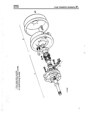 Page 7RANGE
ROVER
LT230 TRANSFER GEARBOX 37r-l
7 