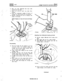 Page 25‘.
,
‘. .’
.;.,: ,:‘,,::.:-..
ro;Eg 1987LT230 TRANSFER GEARBOX b 1
16.
,’.I’..”17.
18.
19.Drive out centre differential front taper roller
bearing track and shim.
Drive out selector shaft cup plug from
housing.
Clean all components ensuring all traces of
‘Loctitel are removed from faces and threads.
Examine components for wear or damage and
replace if necessary.
NOTE: Replace oil seal, felt seal and flange
nut.
.:,. . .,.
Re-assembling
20.21.
‘..I.
22.
23.
24.
25.Press the bearing into the housing; do...