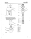 Page 25Sf1382M4. Remove the spring, top socket and ‘0’ ring.
5. Since the ball pin cannot be removed with the
retainer in position, tap the threaded end of
the ball pin to release the retainer and to
remove the pin from the housing.
STl38lMKEY TO BALL JOINT
1.Spring rings
2.Dust cover
3.Bill housing
4.Retainer
5.Bottom socket
6.
Ball pin
7.Top socket
8.Spring
9.‘0’ ring
lo. Cover-plate
11.Circlip
25,‘.‘. 