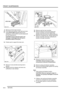 Page 471FRONT SUSPENSION
60-8 REPAIRS
9.Remove nut from track rod end.
10.Fit an M14 nut to ball pin, flush with end of pin.
11.Using LRT-57-036 separate ball pin from 
steering arm. Remove M14 nut and release ball 
pin from steering arm.
CAUTION: Ensure ball joint seal is not 
damaged. A damaged seal will lead to 
premature failure of the joint.
12.Position jack to support the lower arm.
13.Remove 2 nuts and bolts securing hub to 
damper.
14.Release hub from damper and lower arm, 
sufficiently to clear...