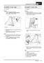 Page 630INTERIOR FITTINGS
REPAIRS 76-3-5
Trim finisher - D post - upper  
$% 76.13.30
Remove
1.Remove lower D post finisher.
 
 +  INTERIOR FITTINGS, REPAIRS, 
Trim finisher - D post - lower.
2.Remove and discard Torx bolt from lower seat 
belt anchor.
3.Release upper D post finisher from seat belt 
webbing and remove finisher.
Refit
1.Pass seat belt through upper D post finisher, fit 
belt and tighten Torx bolt to 50 Nm (37 lbf.ft).
2.Fit finisher.
 
 +  INTERIOR FITTINGS, REPAIRS, 
Trim finisher - D post -...