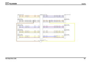Page 184TELEVISION 
Amplifier
New Range Rover (LHD)183
57
Amplifier
N,0.5
SB,0.5SB,0.5
N,1.5Y,1.5YB,0.5YN,0.5UN,1.5UW,1.5YN,0.5YR,0.5
N,1.5UW,1.5Y,1.5YB,0.5YN,0.5UN,1.5SN,0.5SB,0.5YN,0.5YR,0.5
Y,0.5N,1.5
N,1.5Y,1.5YB,0.5YN,0.5UN,1.5UR,1.5N,0.5UY,0.5UB,0.5UN,0.5
N,0.5UY,0.5U,1.5WB,0.5WN,0.5UN,1.5UR,1.5UB,0.5UN,0.5
SN,0.5SB,0.5
UN,0.5UY,0.5
C0803L-29 C2217-29C0803L-28 C2217-28C0803L-14 C2217-14C0803L-15 C2217-15C0336-29 C2214-29C0336-28 C2214-28C0336-17 C2214-17C0336-16 C2214-16C0336-15 C2214-15C0336-14 C2214-14...