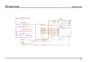 Page 177AUDIO SYSTEMS 
Digital Signal Processor
176
50
AUDIO SY STEMS
Digital Signal Processor
RG,4.0
WSY,0.35PW,0.5SR,0.5
PW,0.75
SR,2.5
WSY,0.35
WSY,0.35
WSY,0.35
R,4.0PB,4.0
R,35.0
N,35.0
PW,0.5WSY,0.35
W,0.5
SR,0.5
N,4.0NO,0.75NO,0.75UR,0.75YR,0.75
RG,2.5PW,0.5WSY,0.35W,0.5PW,0.5WSY,0.5RG,0.75
RG,2.5
RG,4.0
RG,4.0
WSY,0.5W,0.5
SR,0.35SR,0.5N,2.5N,0.75
Amplifier-Power-ICE (F142)
Instrument Pack (J100)switch (D183) Module-LightingBattery (P100)
FUSE 85.0 AmpsFUSE 5330.0 Amps
Switch-Ignition (S176)
FUSE 4930.0...
