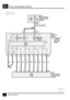 Page 102ANTI±LOCK BRAKE SYSTEMD1
8CIRCUIT DIAGRAM
Z238
Body Electrical
Control Module
(BECM)
S205
30
F 1
10 A
4 C242 14
Z142
Instrument
Cluster
[15] Control Unit
and Mess-
age Centre
Display
[15]
818
145
212
210
313
19
515
11
717
Z238
Body Electrical
Control Module
(BECM)
E254
7 C258
C242
C256 3 B B BG BG RG RG OG OG LG LGP P
P!
BRAKE
See Fuse Details 