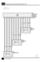 Page 210HEATING AND VENTILATION (WITHOUT A/C)K3
6CIRCUIT DIAGRAM
C261Z253
Heating Ventila-
tion and Air
Conditioning
Control Unit
(HEVAC)4
S
2
RB
15
W
16
N
6
B
1
S
5
RB
7
W
9
N
10
B
14
S
13
RB
8
W
11
N
12
B
M
M
M
M165
Distribution
Motor
M164
Right Blend
Motor
M163
Left Blend Motor 