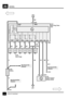 Page 38DIESELA6
6CIRCUIT DIAGRAM
See Ground Dis-
tribution
A
A6-5
See Ground Dis-
tribution
C
A6-7
E574
F 0
80 A
RW
12 C584
1
9
2
8
3
7
4
3
5
2
6
1
S574
1165 C584
S571
E181
41 C572 8
Z132
Engine Control
Module (ECM) P104
BatteryZ135
Glow Plug Timer
Unit
See Power Dis-
tribution
GK1 GK2 GK3 GK4 GK5 GZS DIA 31
P120
Glow PlugsKL30 30ES
BG BP BY BR BWBN
B BR BY BN R
BGK6 