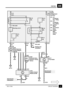 Page 42DIESELA6
5CIRCUIT DIAGRAM REV: 07/98
30
F 37
20 AP125a
Engine
Compartment
Fuse Box
[13] A/C
Condenser
Fan 1 Relay
[14] A/C
Condenser
Fan 2 Relay
[15] Ignition
Relay
[18] A/C Control
Relay
[19] Engine
Main
Control
Relay
RL19
[19]
Not used
Shorting Link 5 2
RL15
[15]
5
2
13
RL18
[18]
3
15
4
RL14
[14]
5 C575
Not used 8 C1733 C5754 C176
30
F 26
20 A
8 C575
RL13
[13]
4
Z238
Body Electrical
Control Module
(BECM) 9 C120W
RWHeating and
Ventilation YB
S572
E574
A
A6-6
1 C587
2 C587K229
Solenoid Valve,
Injection...