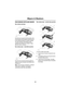 Page 9393
Wipers & Washers
R
REAR WINDOW WIPER AND WASHER
Rear window wash/wipe
Push the lever forward to the first position, then 
forward again and hold against spring pressure 
for the required duration of window washing. 
The wiper operates automatically during 
washing and continues for a further 3 wipes 
after the switch is released.
Rear window wiper - intermittent operation
Push the lever forward to the first position to 
operate, the wiper operates intermittently until 
switched off.
Note: If the rear...