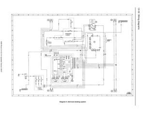 Page 3012•30 Wiring diagrams
1689 Rover 214 & 414 Updated Version 09/97
Diagram 4: Anti-lock braking system 