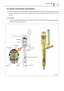 Page 56Operation Section1–51
5.2 Injector Construction and Features
zThe injector consists of a nozzle similar to the conventional nozzle & nozzle holder, an orifice that controls the injection
rate, the command piston, and a TWV (two-way solenoid valve). The basic construction is the same for the X1, X2, and
G2 types.
(1) X1 Type
• Precision control is attained through electronic control of the injection. The TWV comprises two valves: the inner valve
(fixed) and the outer valve (movable).
Q000863E
Nozzle...