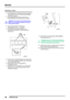 Page 45MOTOR
20
ÜBERHOLUNG
Zylinderkopf - Einbau
1.Gewindegänge der Zylinderkopfschrauben säubern
und alle durch Rost oder Abnutzung beschädigte
Schrauben erneuern.
2.Jede Zylinderkopfschraube von Hand in die
Schraubenlöcher des Zylinderblocks eindrehen.
VORSICHT: Schrauben mit der Bezeichnung
MSPS am Schraubenkopf dürfen auf keinen
Fall montiert werden.
3.Klemmende Gewinde mit Hilfe eines
Gewindebohrers M11 x 1,5 säubern.
4.Schraubenlöcher gründlich säubern und
sicherstillen, daß alle Öl- und Schmutzspuren...