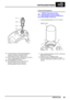 Page 58VERTEILERGETRIEBE
ÜBERHOLUNG35
14.Tachoantriebsrad in Hinterachsabtriebsgehäuse
montieren und dabei sicherstellen, daß die
Antriebsradverzahnung in Eingriff kommt.
15.Neuen O-Ring mit einem empfohlenen Öl schmieren
und an Antriebsradgehäuse montieren.
16.Antriebsradgehäuse montieren.
17.Neue Öldichtung mit einem empfohlenen Öl
schmieren, Dichtung mit der Lippe zum
Antriebsradgehäuse weisend montieren.Vorderachsabtriebsgehäuse
VORSICHT: Baugruppe erst dann
zusammensetzen, wenn die richtige...