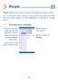 Page 3130
3 People ................................
People enables quick and easy access to the people you want to reach. 
You can view and create contacts on your phone and synchronize these 
with your Gmail contacts or other applications on the web or on your 
phone.
3.1 Consult your contacts
Touch to view the 
contact’s detailed  information.
Touch icon to open 
Quick Contact panel.
Touch to view your  contact groups and  favourite contacts.
Touch to search in 
People.
Touch to add a 
new contact. 