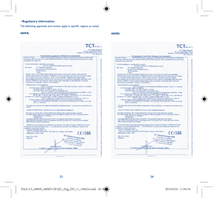 Page 173334
• Regulatory informationThe following approvals and notices apply in specific regions as noted.
4009X:
4009D:
1JYJ@9@%(#2(@&OH@&/@@JOEE 