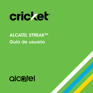 Page 58ALCATEL STREAKTM
Guía de usuario 