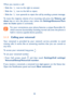 Page 3735
When you receive a call:
•	Slide the  icon to the right to answer;
•	Slide the  icon to the left to reject;
•	Slide the  icon upwards to reject the call by sending a preset message.
To mute the ringtone volume of an incoming call, press the Volume up/down key, or turn the phone over (when the Settings\Gestures\Turn over to mute option is activated).
For your convenience, your phone features a unique Reversible UI, which ensures functionality, including normal call, even the phone is held in reverse...