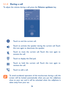 Page 3836
3�1�4 During a call
To adjust the volume during a call, press the Volume up/down ke y.
Touch to end the current call.
Touch to activate the speaker during the current call. Touch this icon again to deactivate the speaker.
Touch to mute the current call. Touch this icon again to unmute the call.
Touch to display the Dial pad.
Touch to hold the current call. Touch this icon again to retrieve the call.
Touch to add a call.
To avoid accidental operation of the touchscreen during a call, the screen will be...