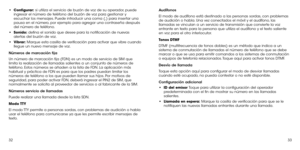 Page 1363233
•	Configurar: si utiliza el servicio de buzón de voz de su operador, puede ingresar el número de teléfono del buzón de voz para gestionar y escuchar los mensajes. Puede introducir una coma (,) para insertar una pausa en el número, por ejemplo para agregar una contraseña después del número de teléfono.
•	Sonido: defina el sonido que desee para la notificación de nuevas alertas del buzón de voz.
•	Vibrar: Marque esta casilla de verificación para activar que vibre cuando llegue un nuevo mensaje de...