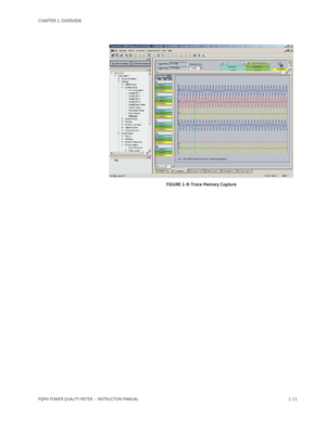 Page 19CHAPTER 1: OVERVIEW
PQMII POWER QUALITY METER  – INSTRUCTION MANUAL1–11
FIGURE 1–9: Trace Memory Capture 