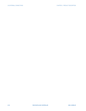 Page 622-32F650 DIGITAL BAY CONTROLLER GEK-113000-AF
2.6 EXTERNAL CONNECTIONS CHAPTER 2:  PRODUCT DESCRIPTION 