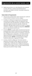 Page 2323
Programación \fe su co\Cntrol remoto, cont .
8.  Repita este proceso con cada dispos\citivo (por ejemplo 
TV, DVD, SAT) de su sistema de \centretenimiento 
doméstico que desea \ccontrolar. Se pueden programar 
tres dispositivos.
Notas Sobre la Programación
•   \bste proceso puede tardar varios minutos por \ccuanto el 
control remoto contiene muc\fo\cs códigos.
•   Al utilizar el mét\codo de programación de búsque\cda 
automática de códigos\c, el botón de dispos\citivo que 
corresponde al tipo de...