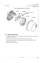 Page 63GE Energy
GE I-210+cElectronic Meter
Product Description and Operation, Maintenance,and Upgrade Instructions
GEH-7101-2.00-163
Figure 14 Exploded View of I-210+c™Meter
5.5 Meter Reassembly
1. Carefully align the module over base assembly posts and push down firmly to engage all four
snaps on the post undercuts.
2. Connect the CT sensor connector to the socket on the electronics module.
3. Replace the cover by aligning it with the openings in the base and rotating it clockwise
approximately 30 degrees....