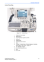 Page 19Console Overview
LOGIQ E9 User Guide 1-9
Direction 5180302-100 Rev. 1
Control Panel Map 
 Figure 1-5. Control Panel
1.  Probe and Cord Holder
2. USB Ports (2)
3.  Touch Panel and Joystick controls
4. Keyboard
5. Feature Keys
6. Mode/Gain/XYZ Controls
7. TGC
8.  Trackball, Trackball Keys, Pointer, Measure, Comment, 
Body Pattern, Clear, Zoom, 3D/4D, P1
9.  L/R, Start/Stop, Freeze
10. Steer/Width/Depth/Reverse
11. Auto
12. P2, P3, P4 