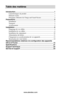 Page 34www.aleratec.com
Table des matières
Introduction .......................................................................................1
Caractéristiques du produit  .....................................................................1
Éléments inclus .......................................................................................1
Principaux éléments du Charge and Guard Secure .................................2
Précautions...