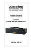 Page 1USER GUIDE
Aleratec  
Charge and Sync Station 16™
Part No. 400103  