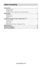 Page 4www.aleratec.com
Table of Contents
Introduction .......................................................................................1
Product Features  .....................................................................................1
Included Items  ........................................................................................1
Key Items on the Charge and Sync Station Mini 10...............................2
Precautions...