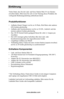 Page 51www.aleratec.com1
Einführung
Vielen Dank, dass Sie die Lade- und Sync-Station Mini 10 von Aleratec 
erworben haben. Bitte lesen Sie sich vor der Nutzung dieses Produktes die 
vorliegende Bedienungsanleitung aufmerksam durch.
Produktfunktionen
• Aufladen (Smart Charge) von bis zu 10 iPads, iPad Minis oder anderen 
iOS-Geräten gleichzeitig 
• Aufladen oder Synchronisieren von bis zu 10 iOS-, Android- und den 
meisten anderen Geräten gleichzeitig 
• Das 150-W-Netzteil liefert genügend Strom für volle 2,1...