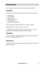 Page 99www.aleratec.com3
Precauciones
Lea lo siguiente antes de instalar su Charge and Sync Station Mini 10.
Instalación
Evite colocar el Charge and Sync Station Mini 10 en un sitio expuesto a:
• Alta humedad
• Alta temperatura
• Exceso de polvo
• Vibraciones mecánicas
• Luz solar directa
• Radiación electromagnética 
Es muy importante instalar la unidad en una zona bien ventilada.
Este dispositivo no es apto para el uso en exteriores.
Un cuidado adecuado ayudará a alargar la vida del producto. El manejo...