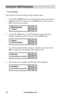 Page 46www.aleratec.com
40
Using the USB Duplicator
7.7	Set	to	Default
This function will reset all settings to their original values.
1.  Use the UP or DOWN arrow to scroll through the menu until Setup is 
displayed on the LCD screen. Press the  OK button to select or press 
ESC to go to the next setting. 
2.  Use the UP or Down arrow to scroll through the options until Set to 
Default is displayed on the LCD screen. 
Press the OK button.
 
 
 
 
3.  You will be prompted with a warning to confirm you...