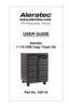 Page 1USER GUIDE
Aleratec  
1:118 USB Copy Tower SA
Part No. 330118
\037  