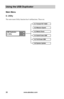 Page 26www.aleratec.com20
Using the USB Duplicator
Main Menu
6. Utility
The main menu Utility function has 6 subfunctions. These are:
6.1 Format FAT 16/32
6.2 Measure Speed
USB Duplicator
6. Utility
OK
ESC


6.3 Media Check
6.4 Quick Erase USB
6.5 Full Erase USB
6.6 System Update    