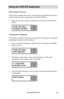 Page 51www.aleratec.com45
Using the DVD/CD Duplicator
12.08	Compare	Firmware
This function compares the current version firmware with the latest version 
when the firmware disc is placed into the DVD/CD-ROM.
Place the disc that contains the latest firmware data into the DVD/CD-
1. 
ROM.
12.09	Hardware	Diagnostic
This function will detect the devices connected to the duplicator’s controller 
and display information on the hardware.  Move to Hardware Diagnostic with the arrow keys and press the 
1.  ENT 
button...