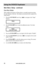 Page 38www.aleratec.com32
Using the DVD/CD Duplicator
Main Menu: Setup - continued
Over	Burn	Mode
When enabled, this function will burn data to a normally unused area along 
the outer diameter of the disc. This feature can increase the disc capacity by a 
small amount. 
1. Press the LEFT/RIGHT arrow keys ( ) to navigate to the “Setup” 
function. 
2. Press ENTER (ENT) key to enter the subfunction menu “Over burn 
Mode”. 
3. Press the ENTER (ENT) key to navigate to the first option “Disable”.
4. Press the...