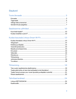 Page 2522 
 
Sisukord  
Toote ülevaade  ........................................................................\
................................ 3 
Esivaade  ........................................................................\
............................................................................. 3  
Tagavaade  ........................................................................\
.......................................................................... 5  
Vältige ülekuumenemist...