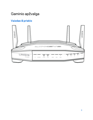 Page 4283 
 
Gaminio apžvalga  
Vaizdas iš priekio  
   