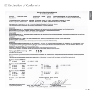 Page 153153 -
english
EC Declaration of Conformity
 