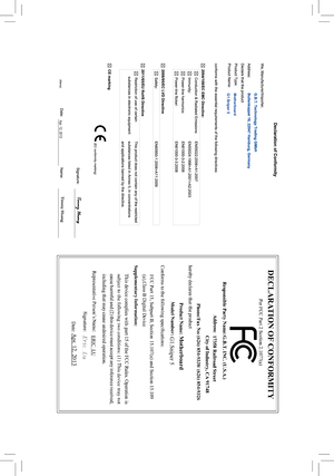 Page 2MotherboardG1.Sniper 5Apr. 12, 2013
Apr. 12, 2013
MotherboardG1.Sniper 5  