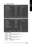 Page 35BIOS Setup - 35 -
English2-3 Integrated Peripherals
On-Chip IDE Channel0
Enabled Enable onboard 1st channel IDE port. (Default value)
Disabled Disable onboard 1st channel IDE port.
On-Chip IDE Channel1
Enabled Enable onboard 2nd channel IDE port. (Default value)
Disabled Disable onboard 2nd channel IDE port.
IDE DMA transfer access
EnabledEnable IDE DMA transfer access. (Default value)
Disabled Disable this function.
CMOS Setup Utility-Copyright (C) 1984-2004 Award Software
Integrated Peripherals
On-Chip...