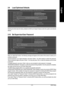 Page 45BIOS Setup - 45 -
English2-9 Load Optimized Defaults
Selecting this field loads the factory defaults for BIOS and Chipset Features which the system automatically
detects.
CMOS Setup Utility-Copyright (C) 1984-2004 Award Software
`Standard CMOS Features
`Advanced BIOS Features
`Integrated Peripherals
`Power Management Setup
`PnP/PCI Configurations
`PC Health Status
`MB Intelligent Tweaker(M.I.T.)
ESC: QuitKLJI: Select Item
F8: Q-Flash F10: Save & Exit Setup
Load Optimized Defaults
Top Performance
Load...