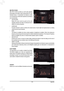 Page 119- 119 -
SBX	PRO	STUDIO:
SBX PRO STUDIO provides you with audio playback 
technologies that deliver audio enhancement for your 
hardware	device. 	It 	incorporates	 five	features	 to	allow 	
you to elevate the overall audio experience according to 
your environments.
•	CRYSTALIZER
Makes the music sound as good as the artist 
originally intended and adds an enhanced level of 
realism for movies and games.
SCOUT	MODE:
This page allows you to enable or disable Scout Mode. 
This feature enables you to hear...